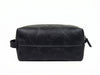 Valencia Canvas Leather Toiletry Bag - Multicolor - Aaron Leather Goods Inc