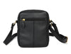 Venture Leather Messenger Bag - Black - Aaron Leather Goods Inc