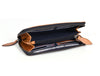 Victoria Leather Clutch - Caramel - Aaron Leather Goods Inc