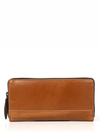 Victoria Leather Clutch - Caramel - Aaron Leather Goods Inc