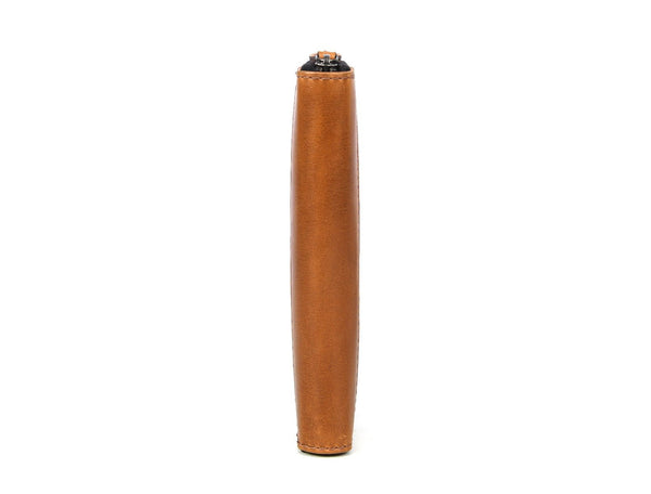 Victoria Leather Clutch - Caramel - Aaron Leather Goods Inc