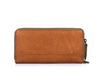 Victoria Leather Clutch - Caramel Brown - Aaron Leather Goods Inc
