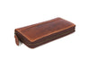 Victoria Leather Clutch - Gingerbread - Aaron Leather Goods Inc