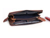 Victoria Leather Clutch - Gingerbread - Aaron Leather Goods Inc