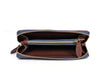 Victoria Leather Clutch - Walnut Brown - Aaron Leather Goods Inc