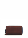 Victoria Leather Clutch - Walnut Brown - Aaron Leather Goods Inc