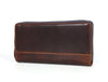 Victoria Leather Clutch - Walnut Brown - Aaron Leather Goods Inc
