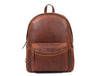 Vintage Full Grain Leather Backpack & Studded Leather Belt Gift Set for Men and Women - Aaron Leather Goods Inc