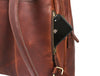 Vintage Full Grain Leather Backpack & Studded Leather Belt Gift Set for Men and Women - Aaron Leather Goods Inc