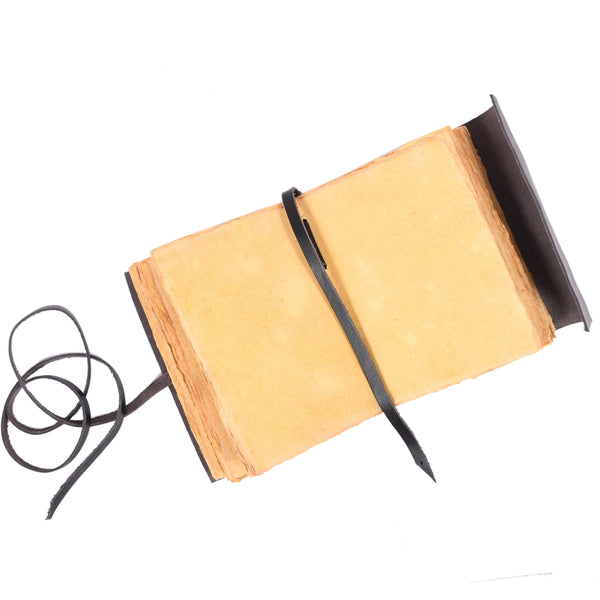 Vintage Leather Journal with Tree of Life | Handmade Rustic Diary - Aaron Leather Goods Inc