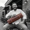 Vintage Leather Knife Roll Bag – Chef Knife Storage & Travel Case - Aaron Leather Goods Inc