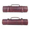 Vintage Leather Knife Roll Bag – Chef Knife Storage & Travel Case - Aaron Leather Goods Inc