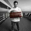 Vintage Leather Knife Roll Bag – Handmade Chef Knife Storage & Travel Case - Aaron Leather Goods Inc