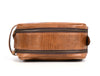 Omaha Leather Toiletry Bag - Copper Brown