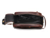 Omaha Leather Toiletry Bag - Walnut Brown