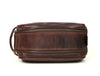 Omaha Leather Toiletry Bag - Walnut Brown