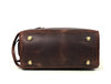 Omaha Leather Toiletry Bag - Walnut Brown