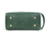 Tampa Leather Toiletry Bag - Fossil Green - Aaron Leather Goods 