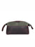 Valencia Canvas Leather Toiletry Bag - Distressed Green - Aaron Leather Goods 