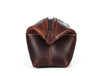 Normandy Leather Toiletry Bag – Walnut Brown