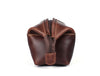 Normandy Leather Toiletry Bag – Walnut Brown