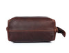 Normandy Leather Toiletry Bag – Walnut Brown