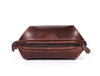 Normandy Leather Toiletry Bag – Walnut Brown