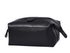 Normandy Leather Toiletry Bag - Raven Black