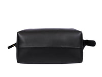 Normandy Leather Toiletry Bag - Raven Black