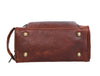 Barcelona Leather Toiletry Bag - Caramel Brown