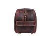 Vacone Leather Toiletry Bag - Walnut Brown - Aaron Leather Goods 