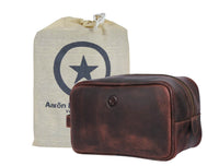 Vacone Leather Toiletry Bag - Walnut Brown