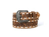 Newport Leather Belt - Chestnut