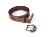 Carmel Leather Belt & Wallet Gift Combo - Brown