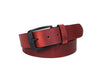 Talladega Leather Belt - Red