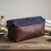 Rogue Leather Canvas Washbag