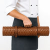 Arctic Blade Quilted Leather Knife Roll - Sienna - Aaron Leather Goods