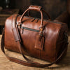 Austin Leather Overnight Bag - Walnut - Aaron Leather Goods