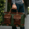 Leather Travel Bag - Aaron Leather Goods