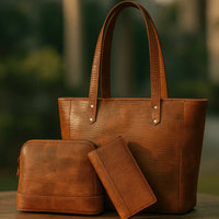 Mieres Travel Tote Bag Combo – Gingerbread