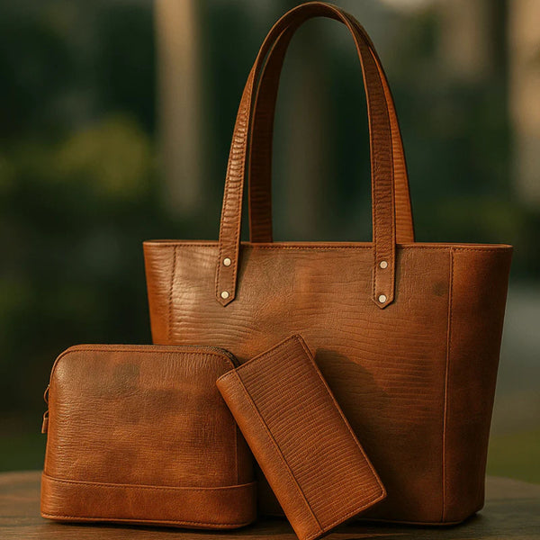 Mieres Travel Tote Bag Combo – Gingerbread