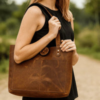Melilla Travel Tote Bag – Caramel Brown