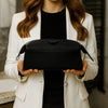 Normandy Leather Toiletry Bag - Raven Black
