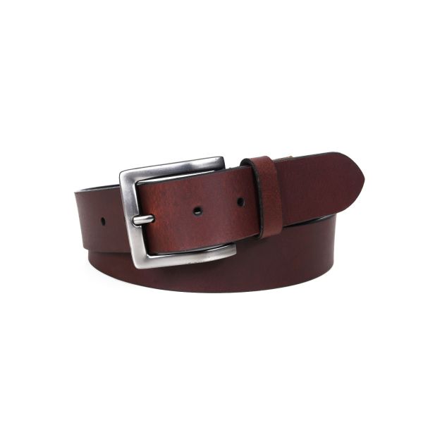 Harrison Leather Belt -Walnut Brown