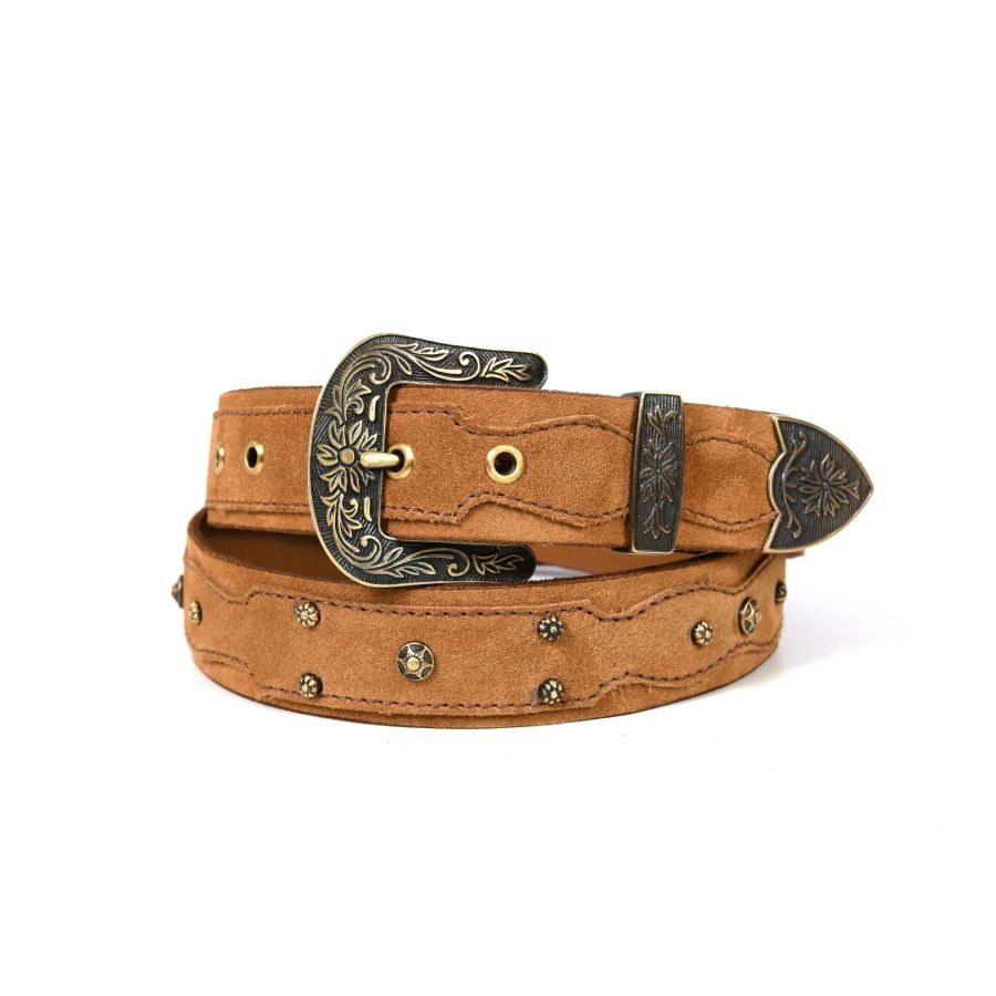 Coffee Leather Belt