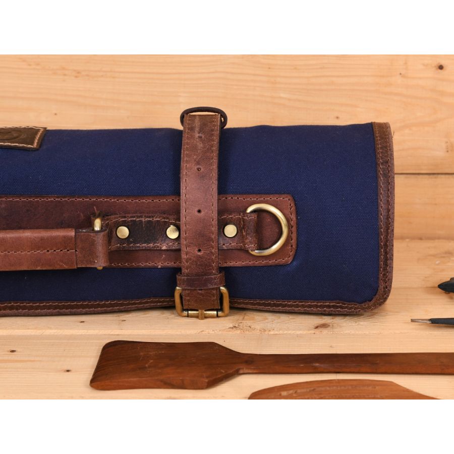 Waxed Canvas Knife Roll