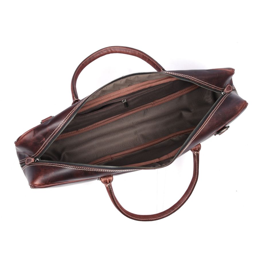 Tuscania Brown Leather Knife Roll Storage Duffel Bag Case KR34TNHW - The  Home Depot