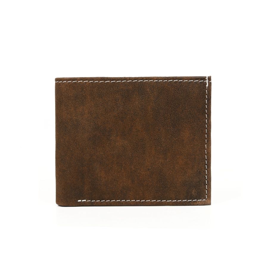 Sestao Leather Minimalist Money Clip Wallet - Caramel Brown