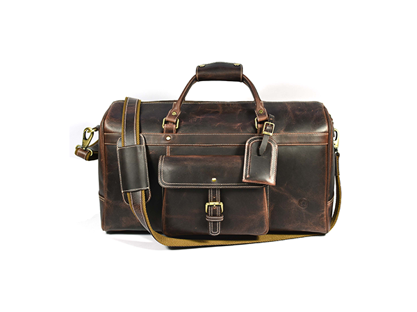 Bolzano Leather Duffle Bag - Walnut Brown