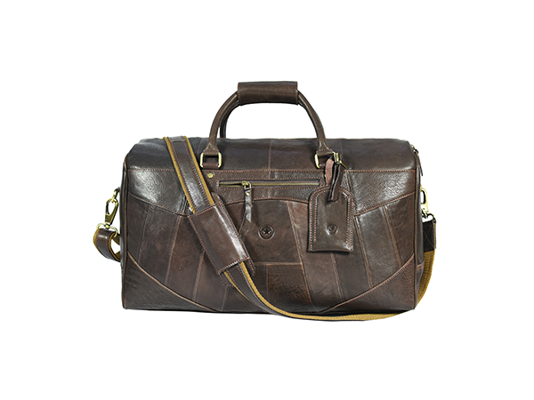 Marbella Leather Travel Bag - Coffee Brown